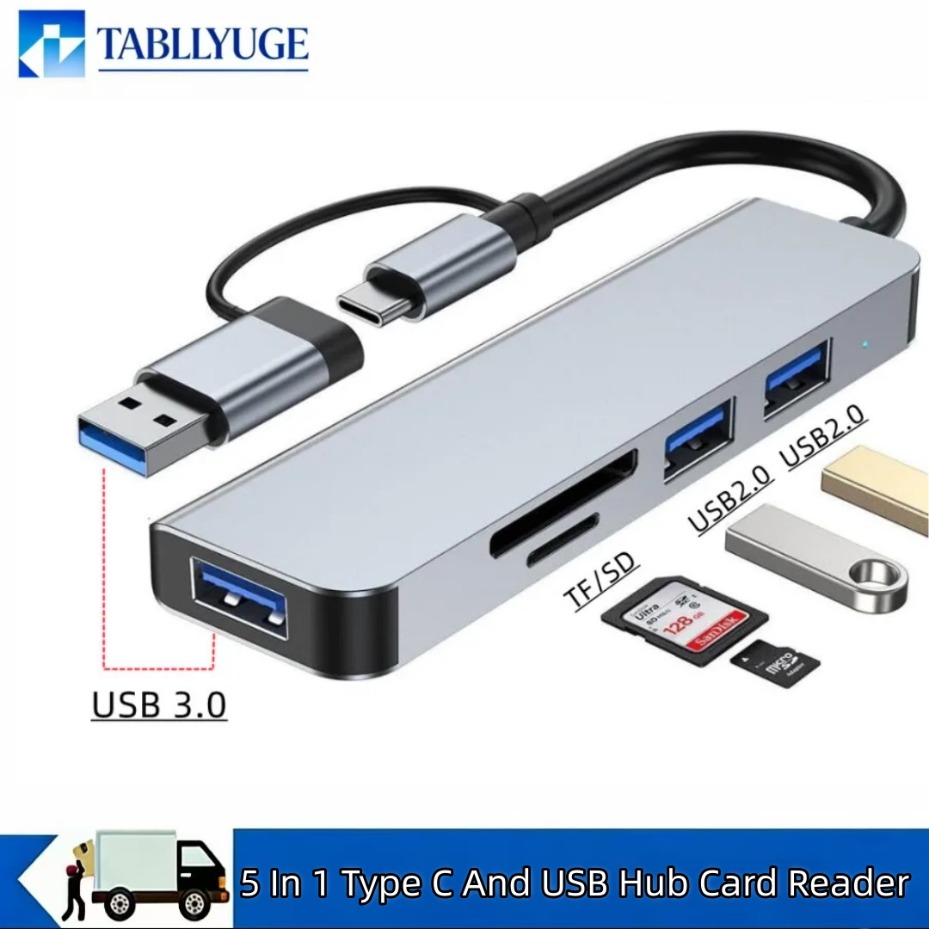 Office Xp - 5/7/8-портовый USB-C хаб с 3.0 SD/TF