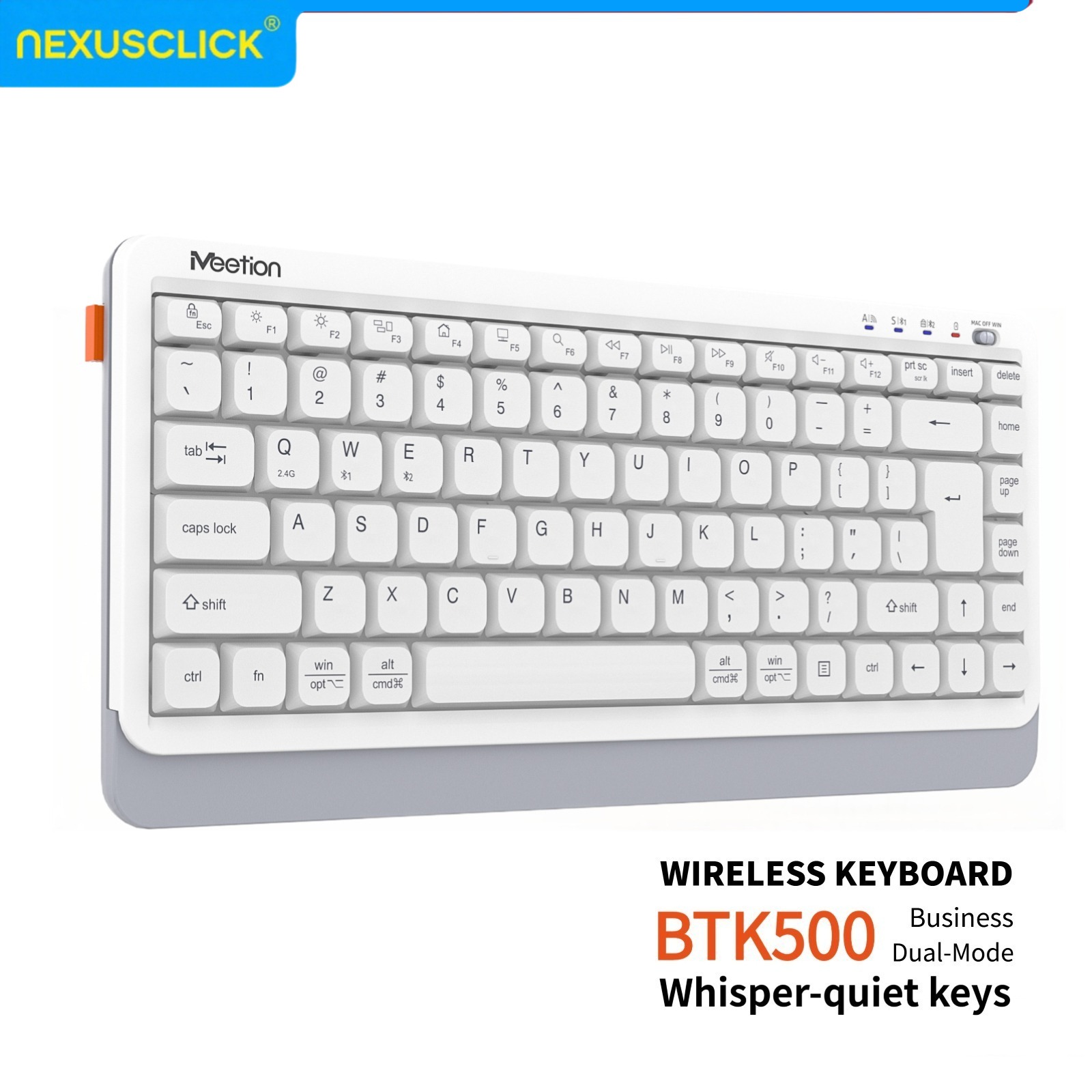 Office Xp - Беспроводная клавиатура NexusClick Quiet Ultra Slim