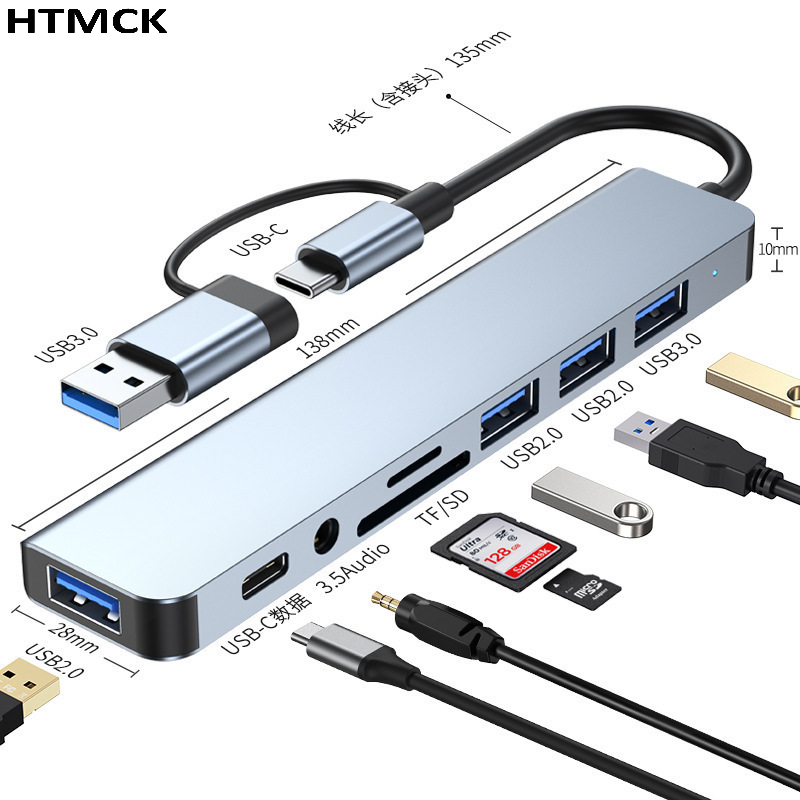 8-в-2 USB-C хаб, многопортовая – обзор и цена Office Xp