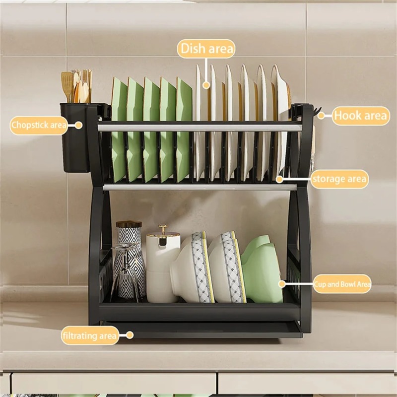 Двухуровневая сушилка для посу – обзор и цена Server Rack Shelf